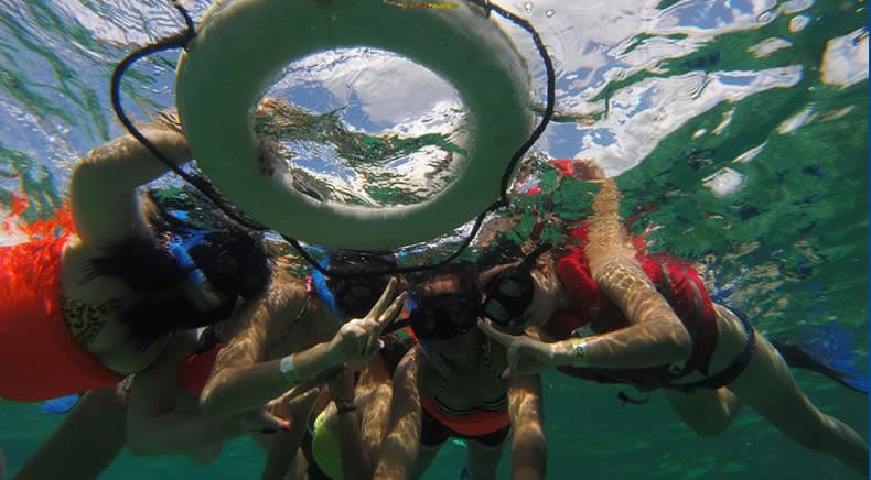 Tour a El Cielo Cozumel Económico en Lancha
